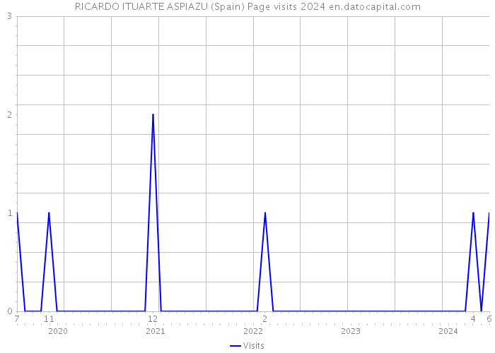 RICARDO ITUARTE ASPIAZU (Spain) Page visits 2024 