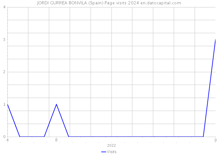 JORDI GURREA BONVILA (Spain) Page visits 2024 