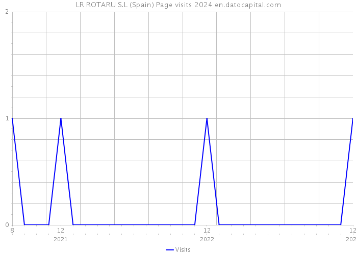 LR ROTARU S.L (Spain) Page visits 2024 