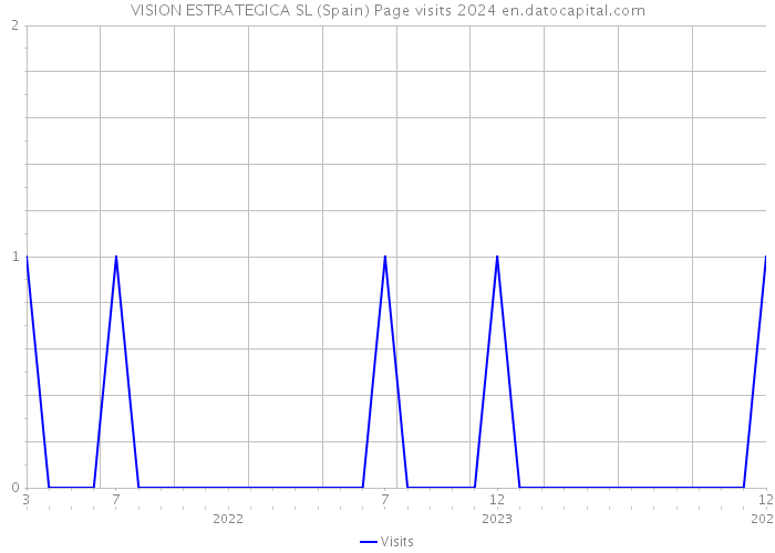 VISION ESTRATEGICA SL (Spain) Page visits 2024 