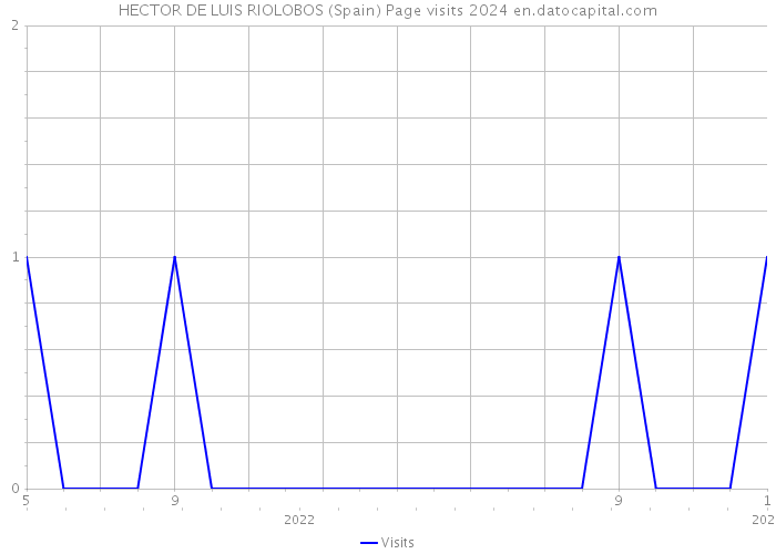 HECTOR DE LUIS RIOLOBOS (Spain) Page visits 2024 