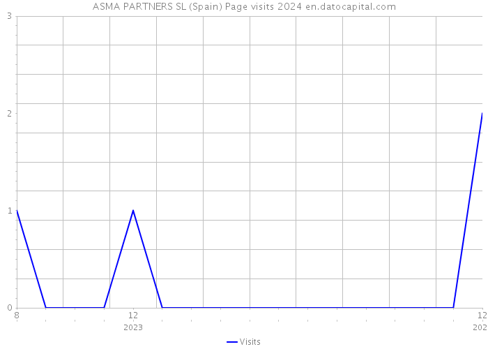 ASMA PARTNERS SL (Spain) Page visits 2024 
