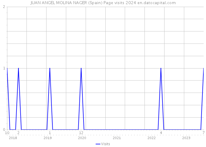 JUAN ANGEL MOLINA NAGER (Spain) Page visits 2024 