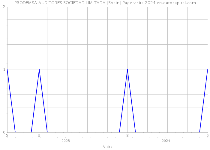 PRODEMSA AUDITORES SOCIEDAD LIMITADA (Spain) Page visits 2024 