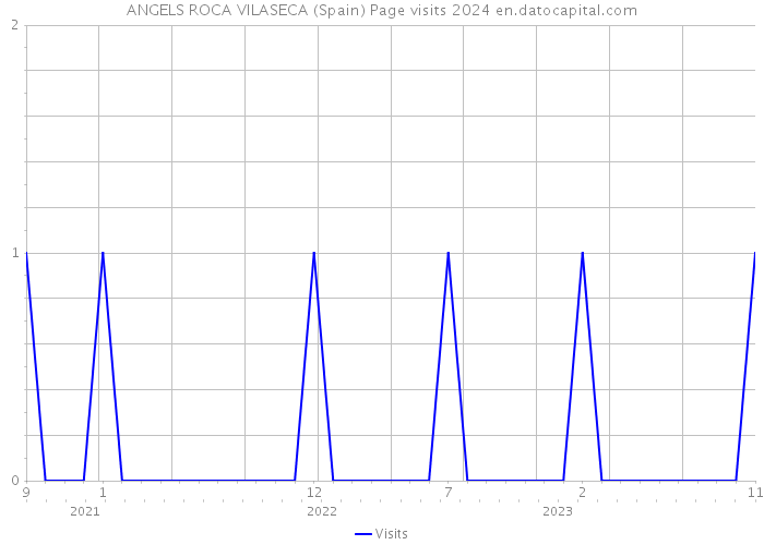 ANGELS ROCA VILASECA (Spain) Page visits 2024 