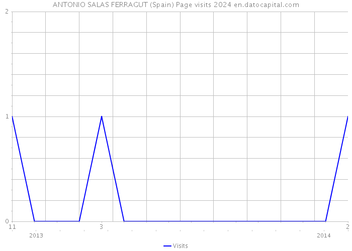 ANTONIO SALAS FERRAGUT (Spain) Page visits 2024 