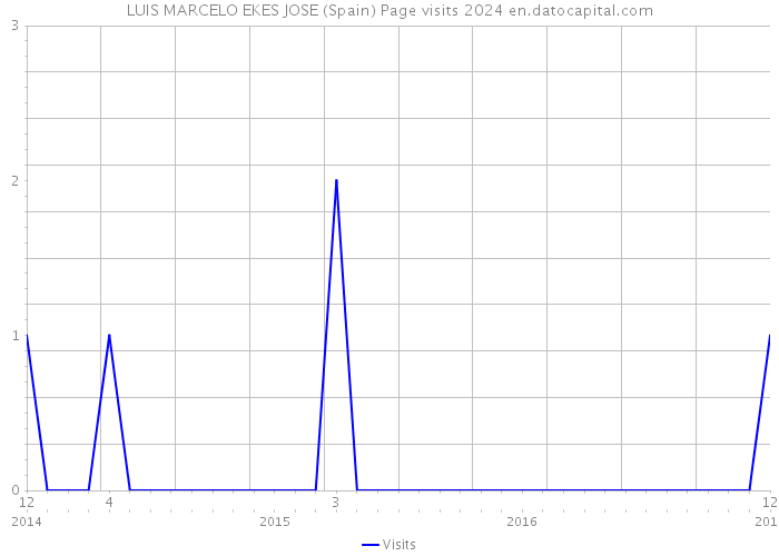 LUIS MARCELO EKES JOSE (Spain) Page visits 2024 