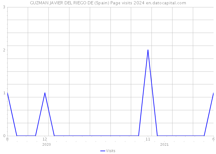 GUZMAN JAVIER DEL RIEGO DE (Spain) Page visits 2024 