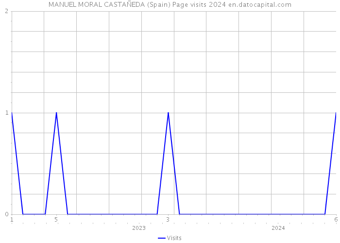 MANUEL MORAL CASTAÑEDA (Spain) Page visits 2024 