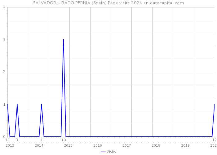 SALVADOR JURADO PERNIA (Spain) Page visits 2024 