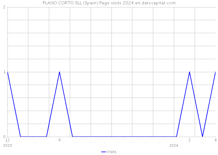 PLANO CORTO SLL (Spain) Page visits 2024 