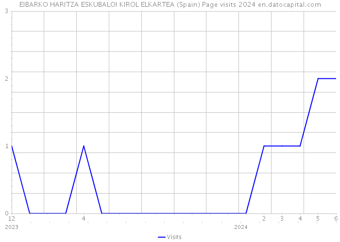 EIBARKO HARITZA ESKUBALOI KIROL ELKARTEA (Spain) Page visits 2024 