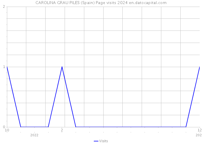CAROLINA GRAU PILES (Spain) Page visits 2024 
