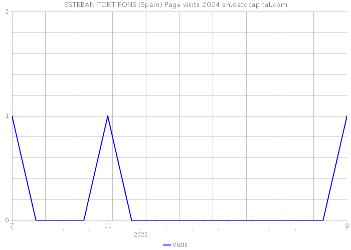 ESTEBAN TORT PONS (Spain) Page visits 2024 