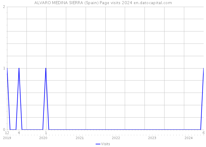ALVARO MEDINA SIERRA (Spain) Page visits 2024 