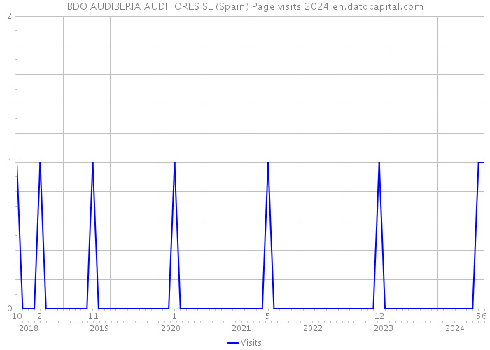 BDO AUDIBERIA AUDITORES SL (Spain) Page visits 2024 