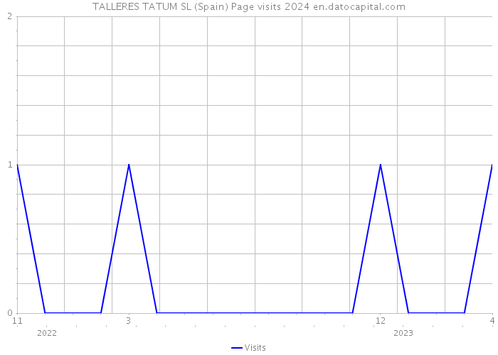 TALLERES TATUM SL (Spain) Page visits 2024 