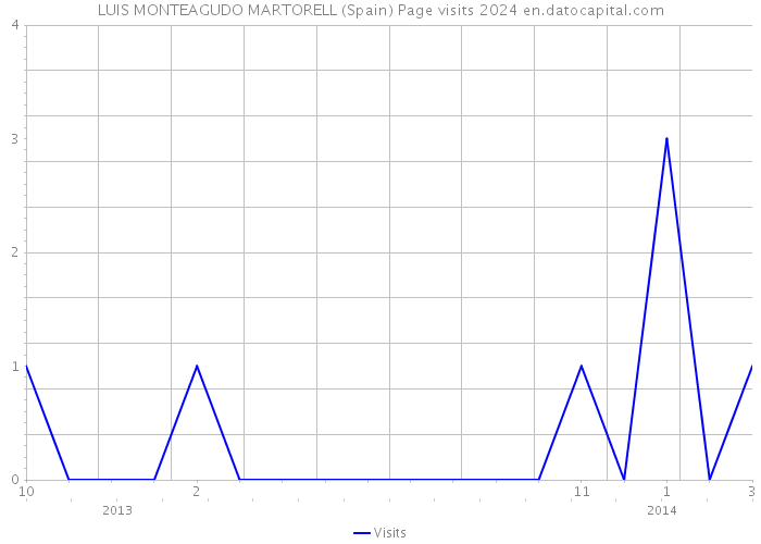 LUIS MONTEAGUDO MARTORELL (Spain) Page visits 2024 