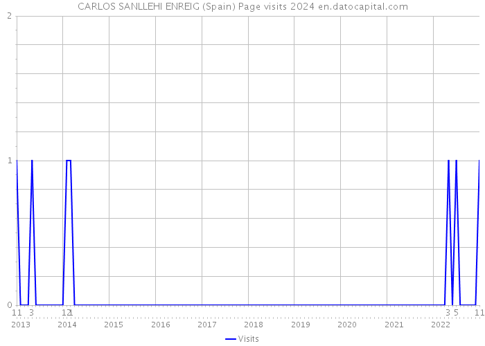CARLOS SANLLEHI ENREIG (Spain) Page visits 2024 