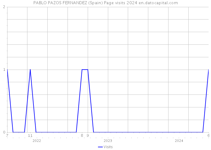 PABLO PAZOS FERNANDEZ (Spain) Page visits 2024 