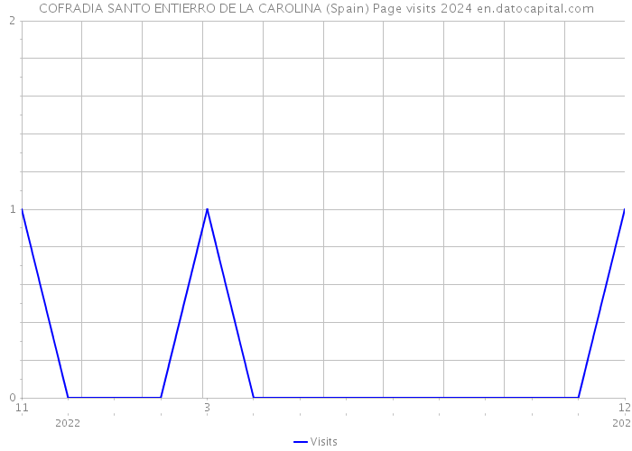 COFRADIA SANTO ENTIERRO DE LA CAROLINA (Spain) Page visits 2024 