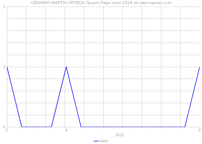 GERARDO MARTIN ORTEGA (Spain) Page visits 2024 