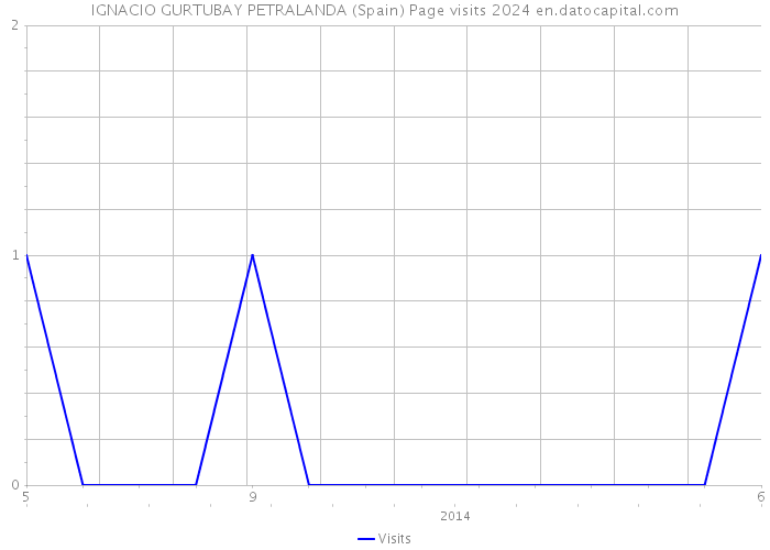 IGNACIO GURTUBAY PETRALANDA (Spain) Page visits 2024 