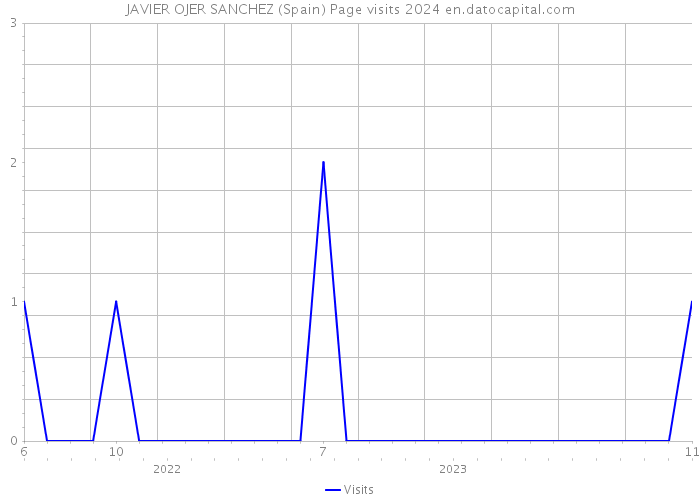 JAVIER OJER SANCHEZ (Spain) Page visits 2024 