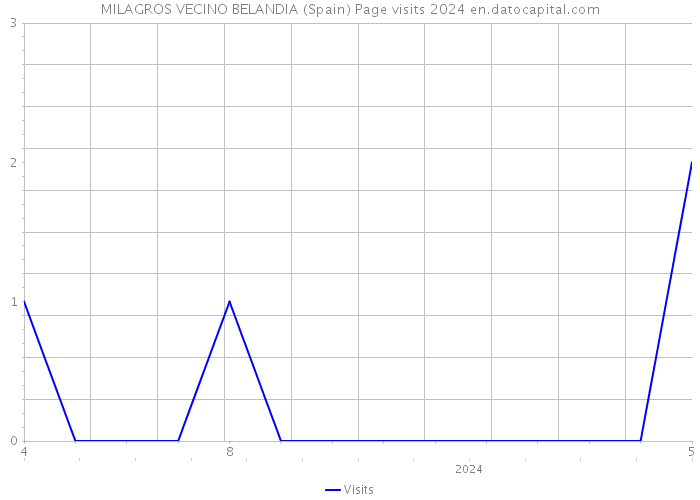 MILAGROS VECINO BELANDIA (Spain) Page visits 2024 