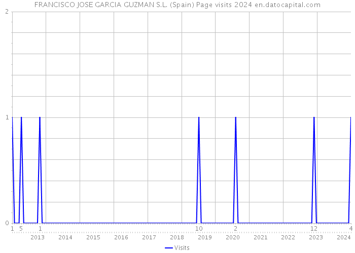 FRANCISCO JOSE GARCIA GUZMAN S.L. (Spain) Page visits 2024 