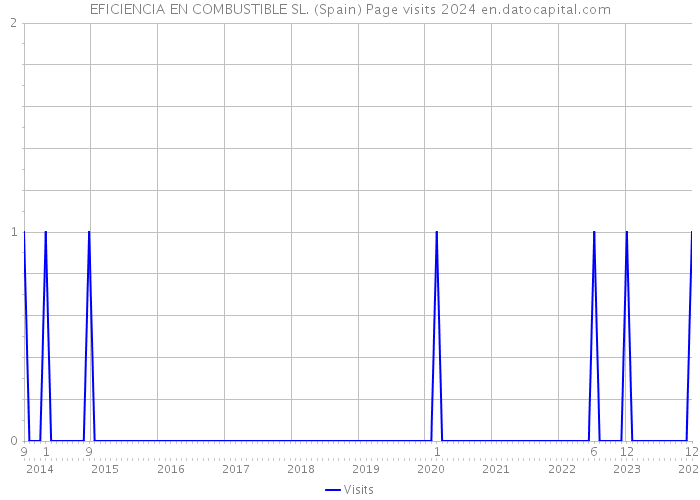 EFICIENCIA EN COMBUSTIBLE SL. (Spain) Page visits 2024 