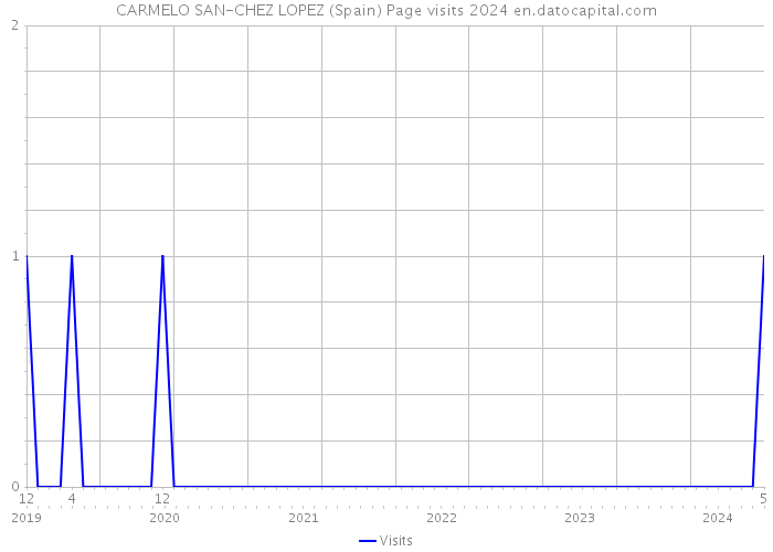 CARMELO SAN-CHEZ LOPEZ (Spain) Page visits 2024 