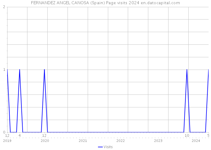 FERNANDEZ ANGEL CANOSA (Spain) Page visits 2024 