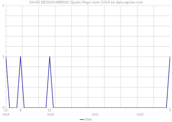 DAVID DE DIOS MERINO (Spain) Page visits 2024 