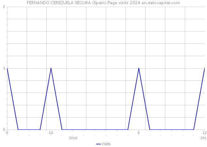 FERNANDO CEREZUELA SEGURA (Spain) Page visits 2024 