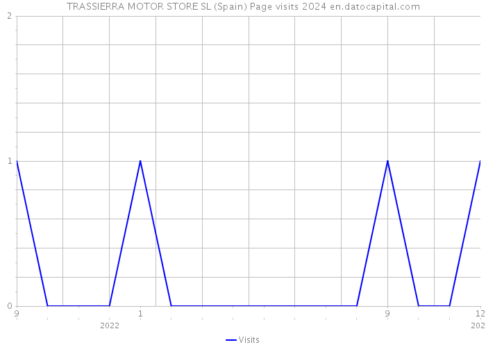 TRASSIERRA MOTOR STORE SL (Spain) Page visits 2024 