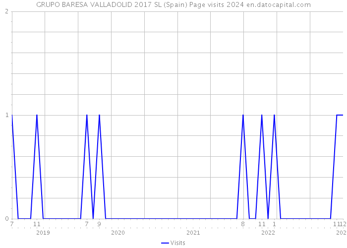 GRUPO BARESA VALLADOLID 2017 SL (Spain) Page visits 2024 