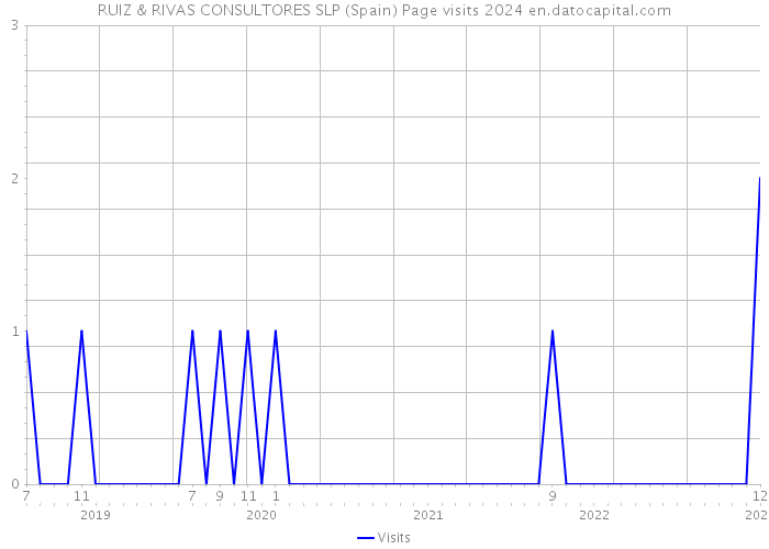 RUIZ & RIVAS CONSULTORES SLP (Spain) Page visits 2024 