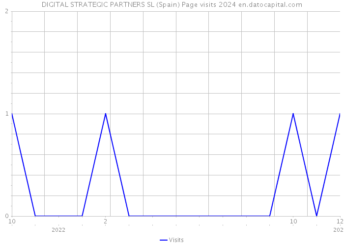 DIGITAL STRATEGIC PARTNERS SL (Spain) Page visits 2024 