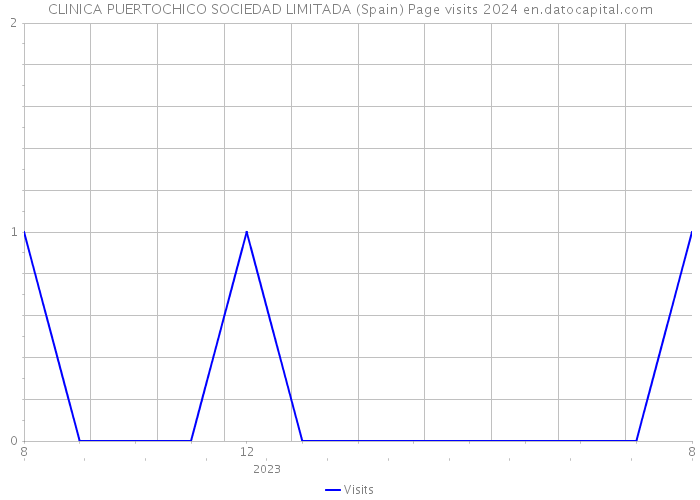 CLINICA PUERTOCHICO SOCIEDAD LIMITADA (Spain) Page visits 2024 