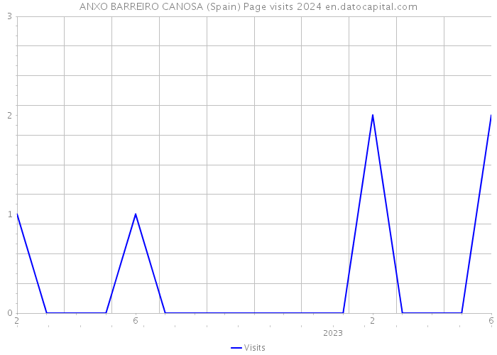 ANXO BARREIRO CANOSA (Spain) Page visits 2024 