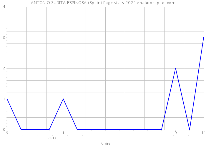 ANTONIO ZURITA ESPINOSA (Spain) Page visits 2024 