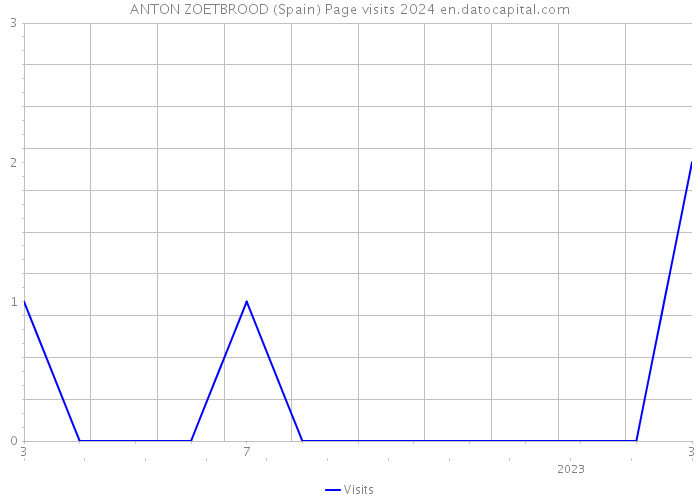 ANTON ZOETBROOD (Spain) Page visits 2024 