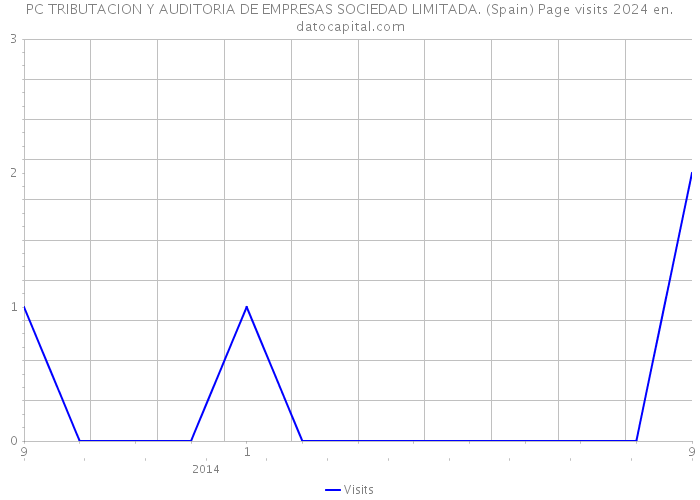 PC TRIBUTACION Y AUDITORIA DE EMPRESAS SOCIEDAD LIMITADA. (Spain) Page visits 2024 