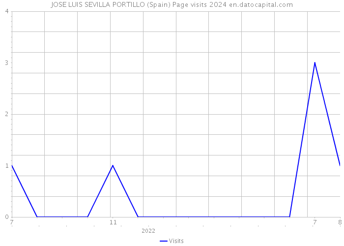 JOSE LUIS SEVILLA PORTILLO (Spain) Page visits 2024 