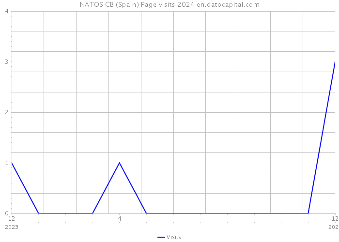 NATOS CB (Spain) Page visits 2024 