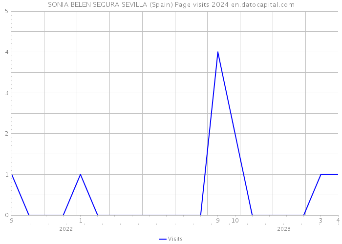 SONIA BELEN SEGURA SEVILLA (Spain) Page visits 2024 