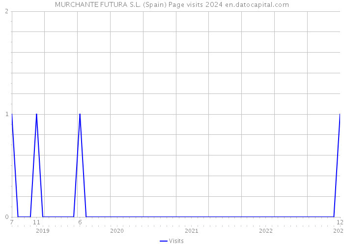 MURCHANTE FUTURA S.L. (Spain) Page visits 2024 