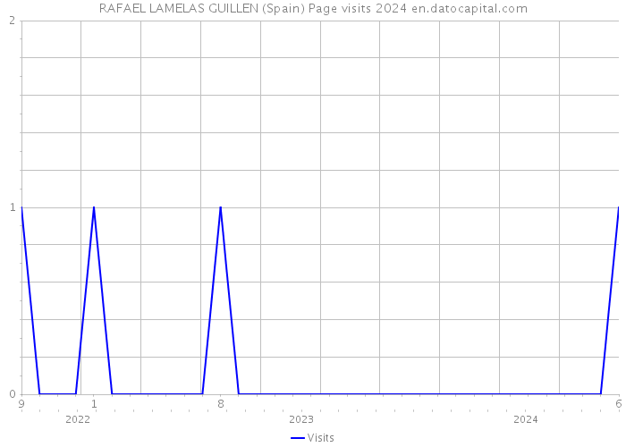 RAFAEL LAMELAS GUILLEN (Spain) Page visits 2024 