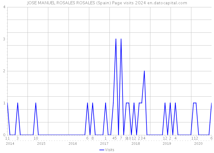 JOSE MANUEL ROSALES ROSALES (Spain) Page visits 2024 
